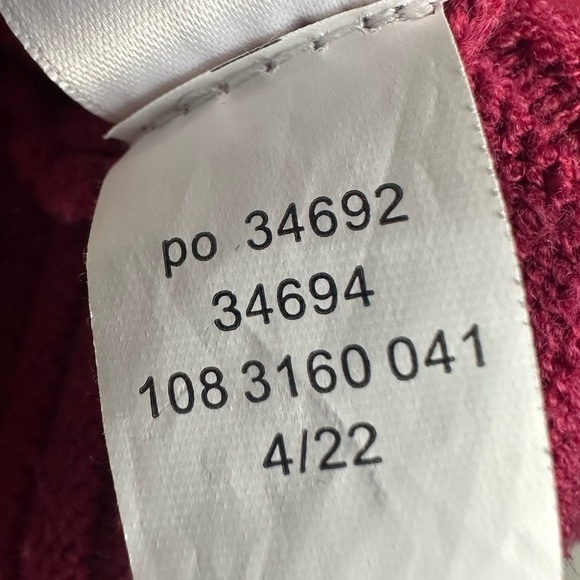 ELOQUII Turtleneck Pullover Ribbed Sweater Biking Red Women’s 14/16 Plus Size - Picture 7 of 9